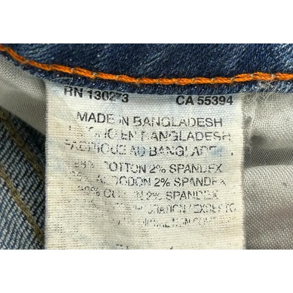 Lee Modern Series Straight Leg Jeans Mens Sz 34 Stretch Denim 5-Pockets Classic - Picture 10 of 13